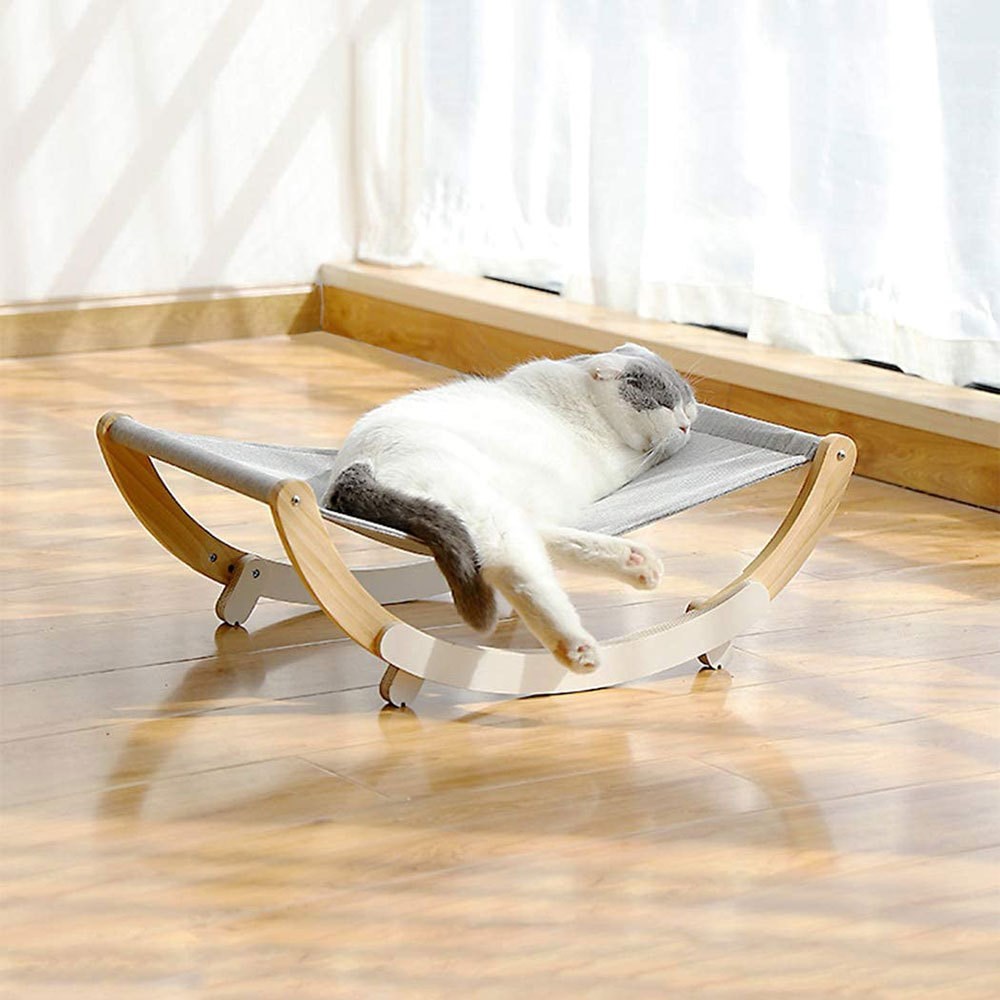 Cat Hammock Lounge Chair - Relaxing Indoor Pet Seat