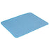 Light blue quilted cooling mat designed for pets, blending luxury and practical comfort for summer use.
